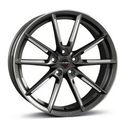 Borbet LX graphite spoke rim polished