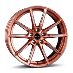 Borbet LX copper matt spoke rim polished