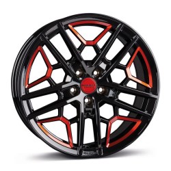 Borbet GTY black red glossy