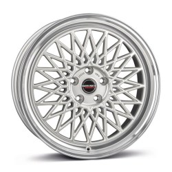 Borbet B silver rim polished