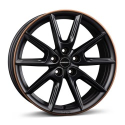 Borbet LX18 black matt rim copper