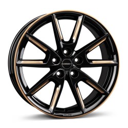 Borbet LX19 black glossy gold spoke rim