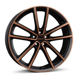 Borbet W black copper polished matt