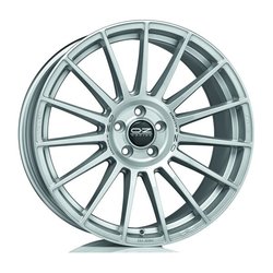 OZ SUPERTURISMO DAKAR MATT RACE SILVER BLACK LETTERING 10x20 5x130 ET48.00