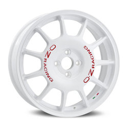 OZ LEGGENDA RACE WHITE RED LETTERING 7x17 4x100 ET37.00
