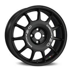 OZ LEGGENDA MATT BLACK WHITE LETTERING 7x17 4x100 ET37.00