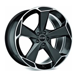 OZ ASPEN HLT MATT BLACK DIAMOND CUT 9x21 5x120 ET30.00