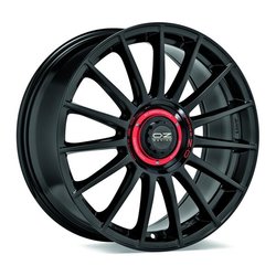 OZ SUPERTURISMO EVOLUZIONE GLOSS BLACK + RED LETTERING 8.5x19 5x108 ET45.00