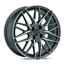 MSW 50-4 MATT GUN METAL FULL POLISHED (MGMFP) 7x17 4x108 ET32.00