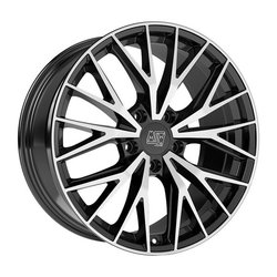 MSW 44 GLOSS BLACK FULL POLISHED 8.5x20 5x108 ET40.00