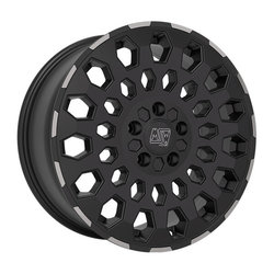 MSW 99 VAN MATT BLACK LIP POLISHED 6.5x16 5x118 ET55.00