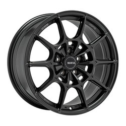 SPARCO FF2 MATT BLACK 7.5x18 5x100 ET45.00