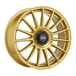 OZ SUPERTURISMO EVOLUZIONE RACE GOLD BLACK LETTERING 8.5x19 5x112 ET38.00