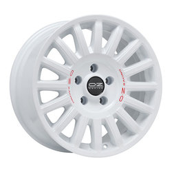 OZ RALLY RAID RACE WHITE RED LETTERING 8.5x18 5x130 ET48.00