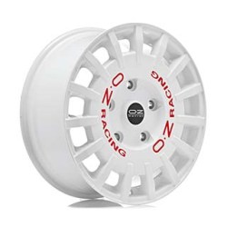 OZ RALLY RACING VAN RACE WHITE RED LETTERING