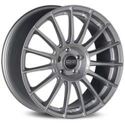 OZ SUPERTURISMO LM MATT RACE SILVER BLACK LETTERING