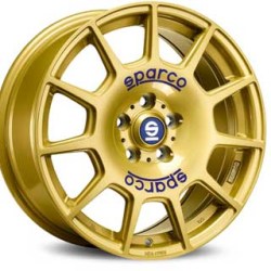 SPARCO TERRA RACE GOLD BLUE LETTERING